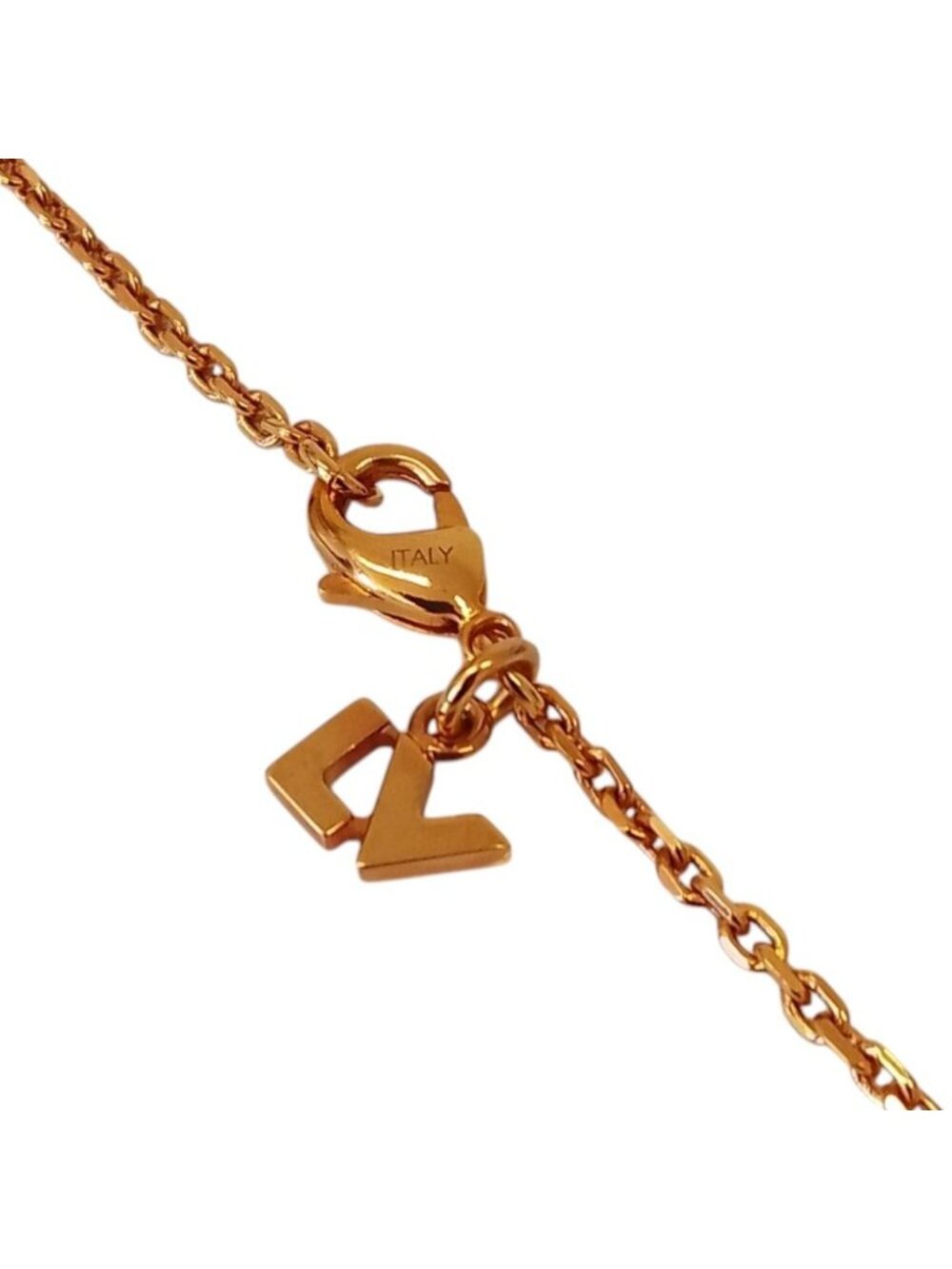 Louis Vuitton Spiky Valentine Necklace Silver Color Pre Owned - Picture 5 of 7